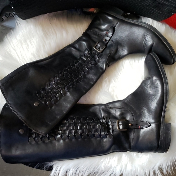 Tommy Hilfiger genuine leather boot - Picture 1 of 7